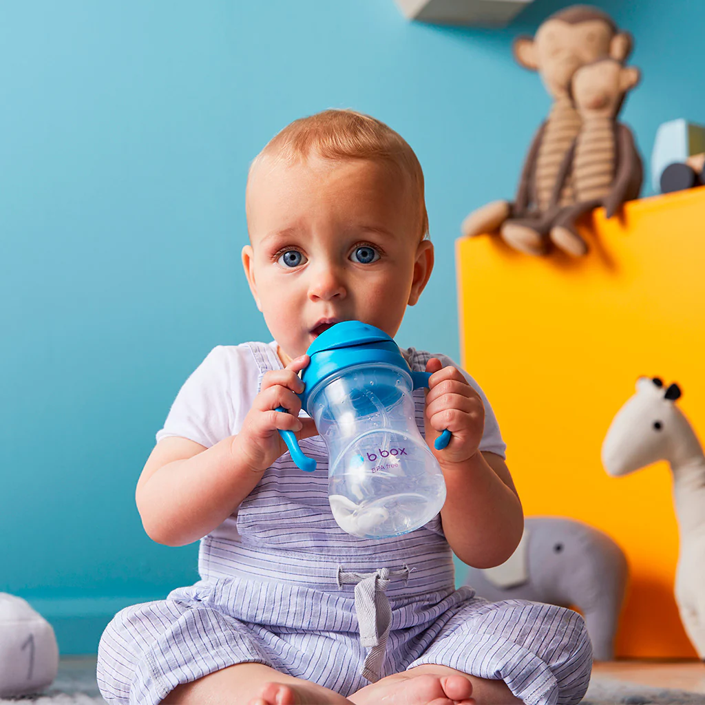 2 pack sippy cup - cobalt + apple - Image 2