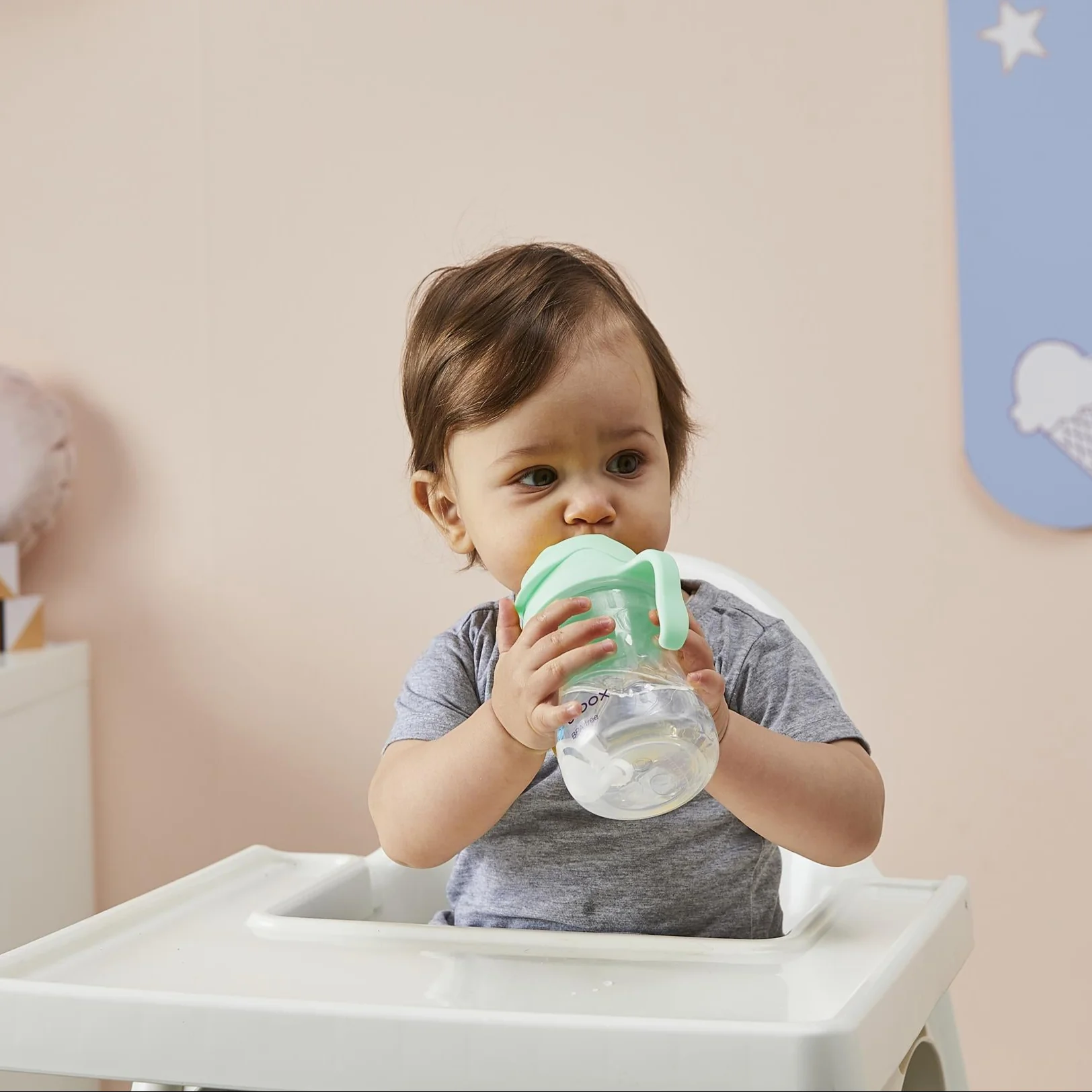 2 pack sippy cup - pistachio + apple - Image 3