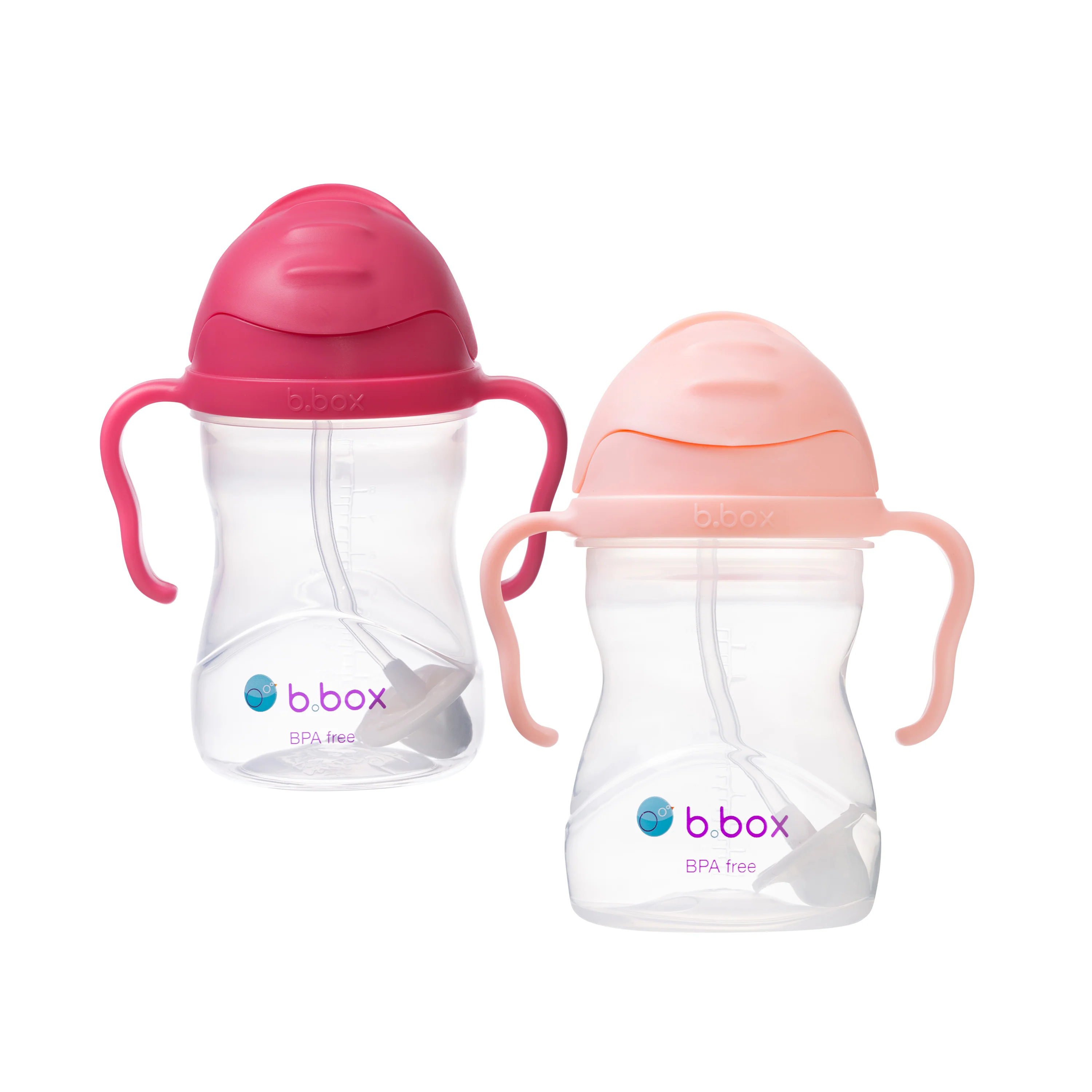 2 pack sippy cup - raspberry + tutti frutti