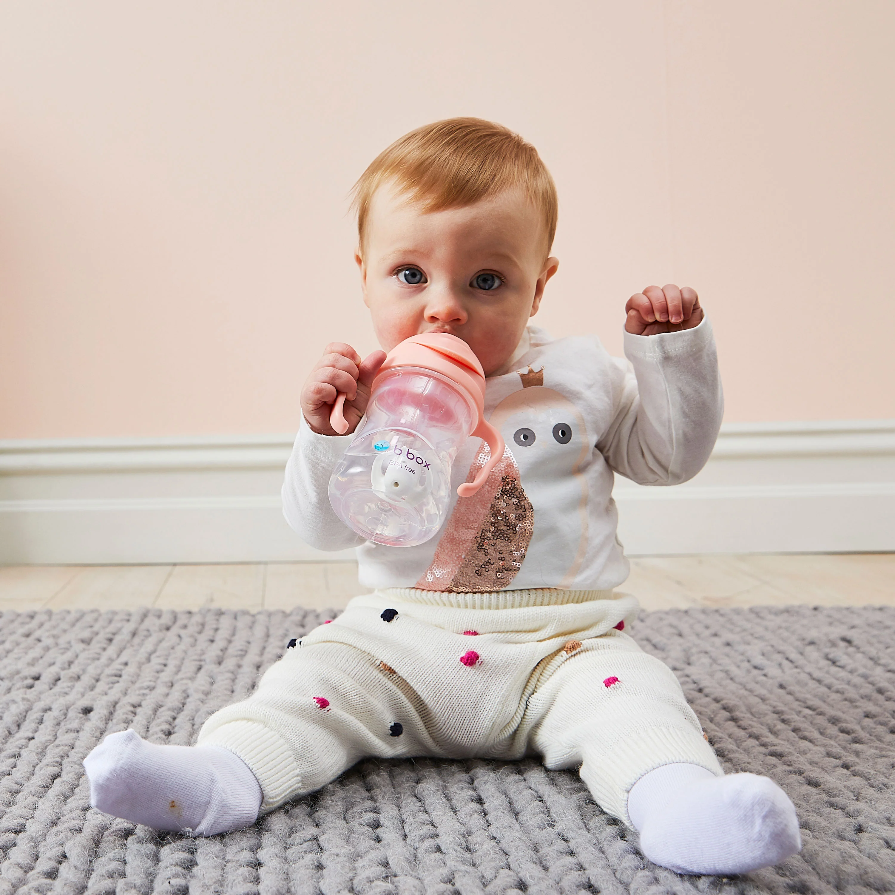 2 pack sippy cup - raspberry + tutti frutti - Image 3