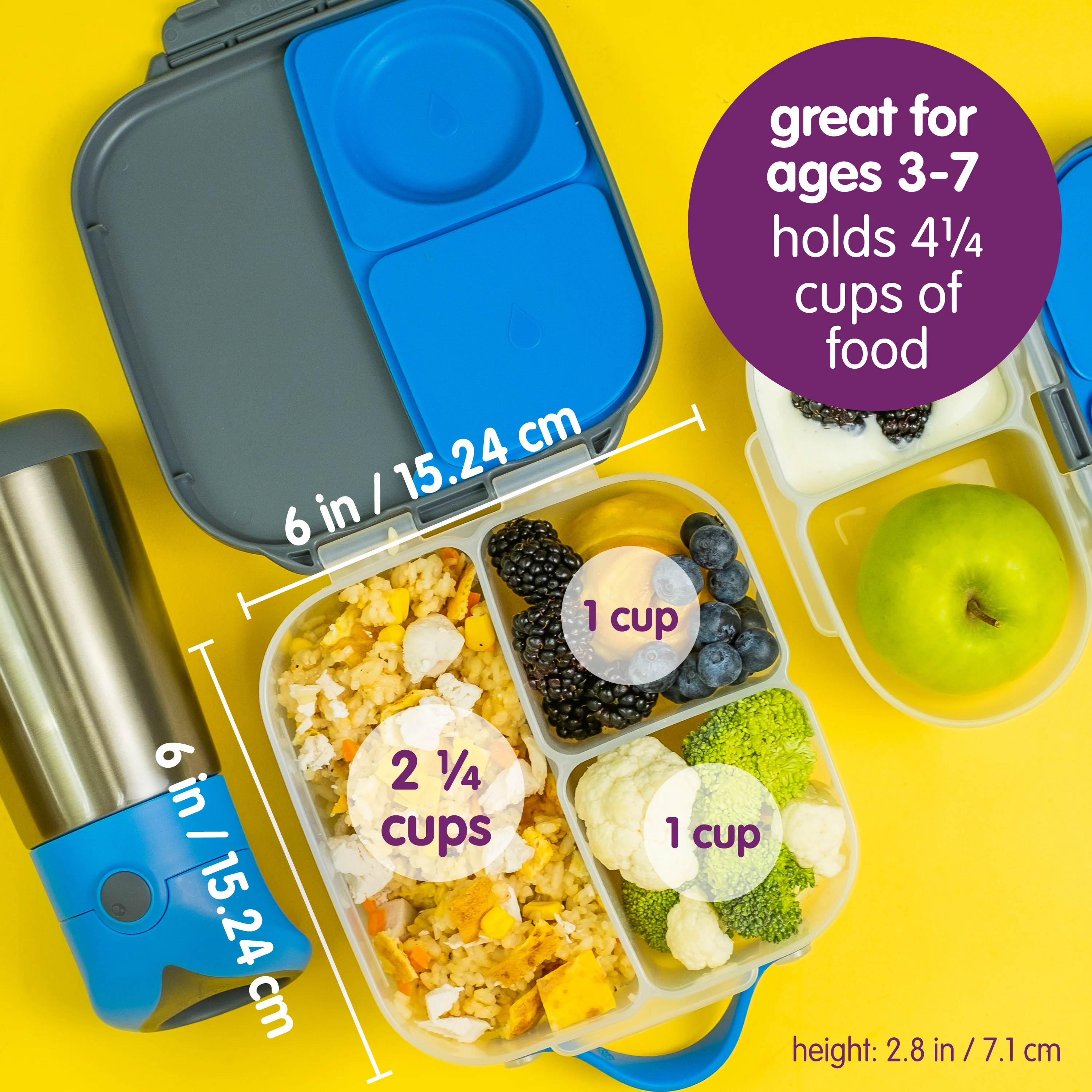 mini lunchbox - lilac pop - Image 3