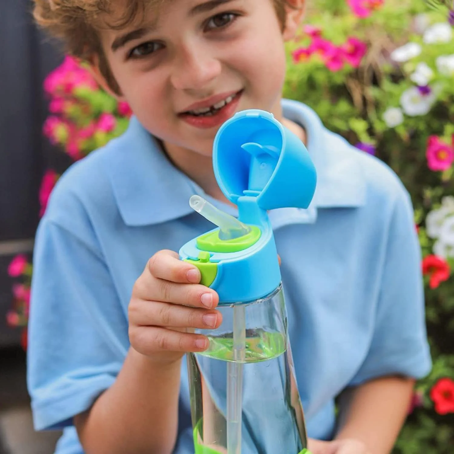 20oz Tritan™ drink bottle ocean breeze + lunchbox ocean breeze - Image 4