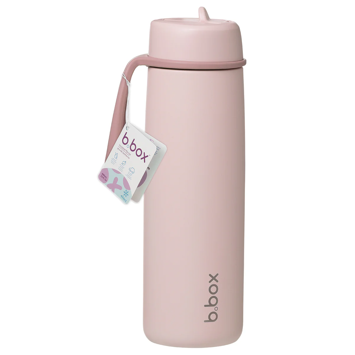 23oz insulated water bottle with flip top - blush crush - Image 17