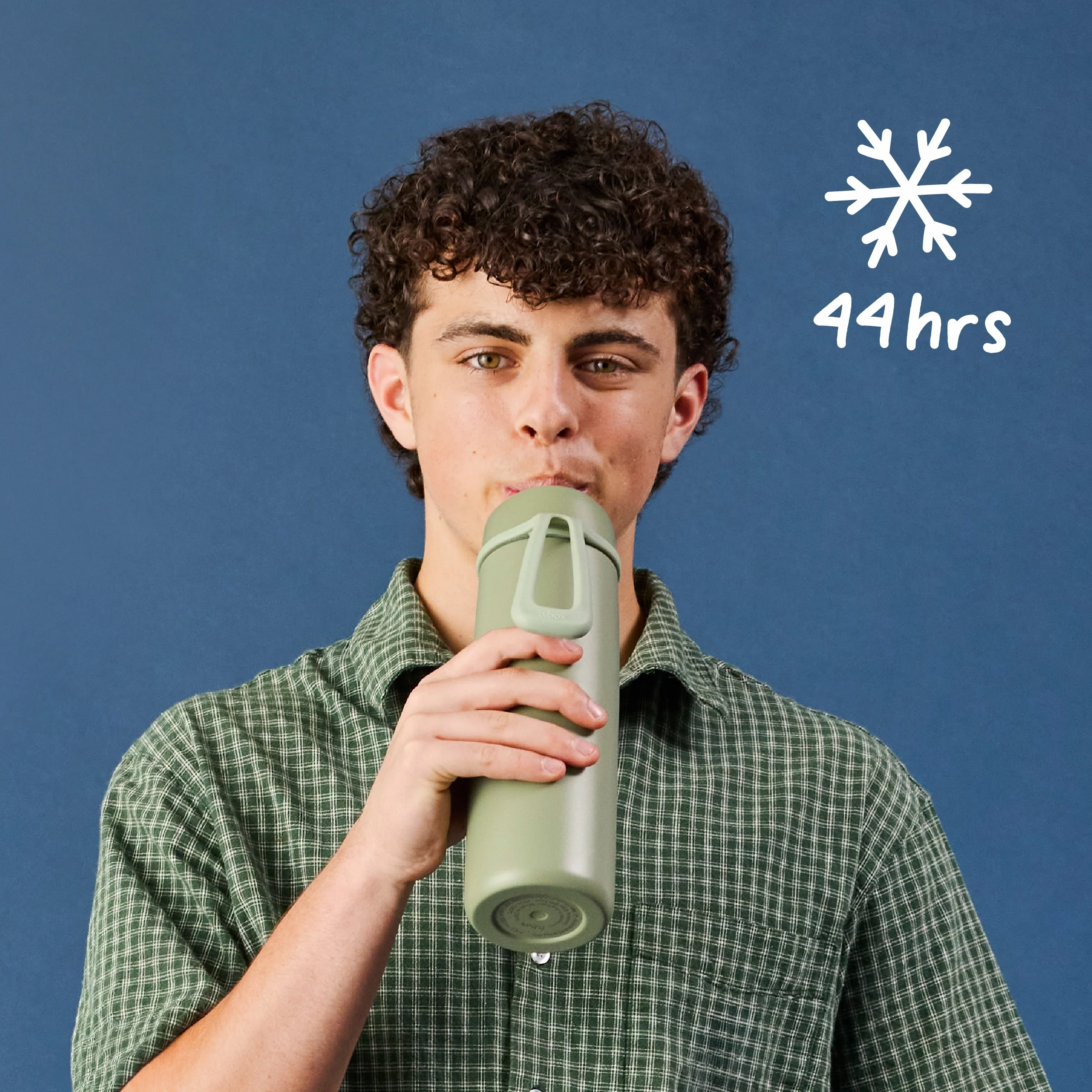 23oz insulated water bottle with flip top - blush crush - Image 9