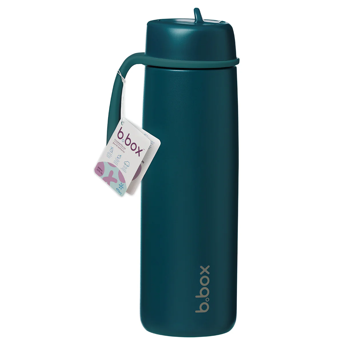 23oz insulated water bottle with flip top - sea glass - Image 16