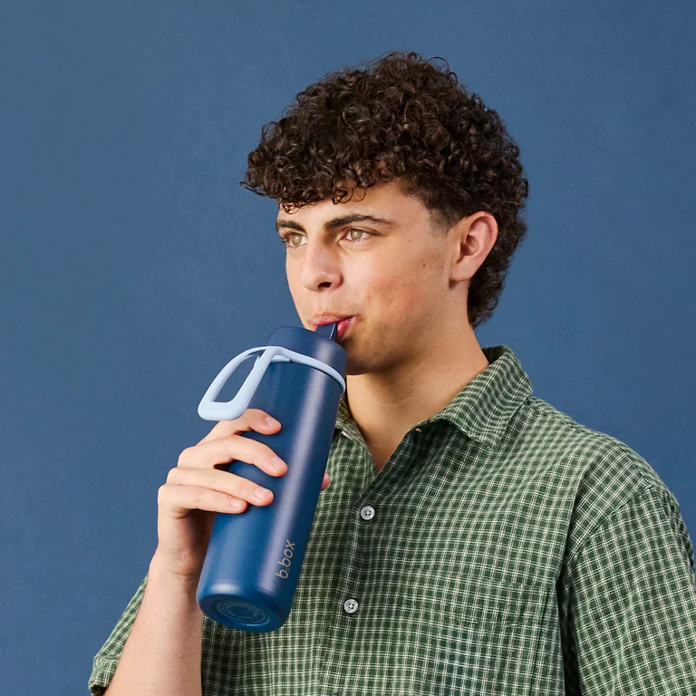 23oz insulated water bottle with flip top - midnight - Image 4