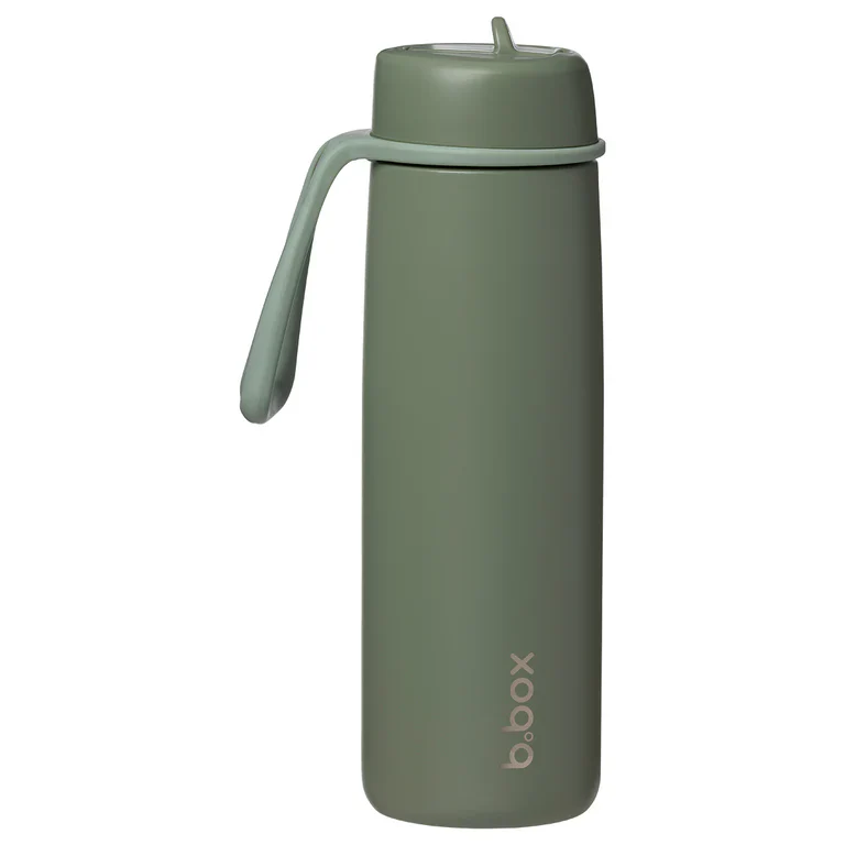 23oz insulated water bottle with flip top - olive