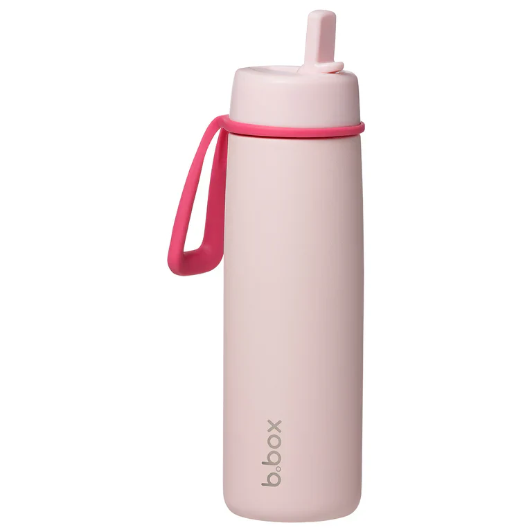 23oz insulated water bottle with flip top - pink paradise - Image 4