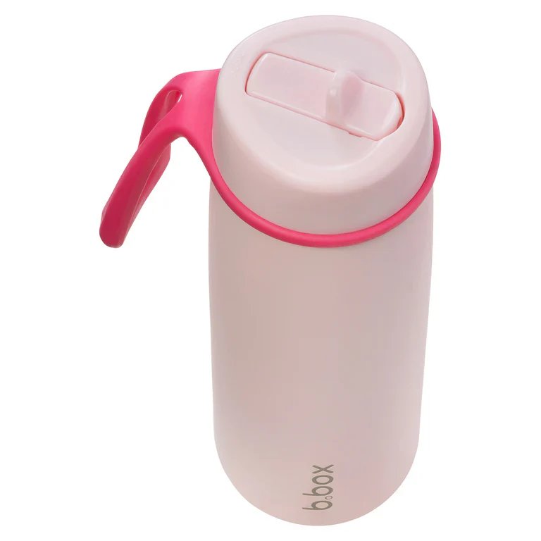 23oz insulated water bottle with flip top - pink paradise - Image 5