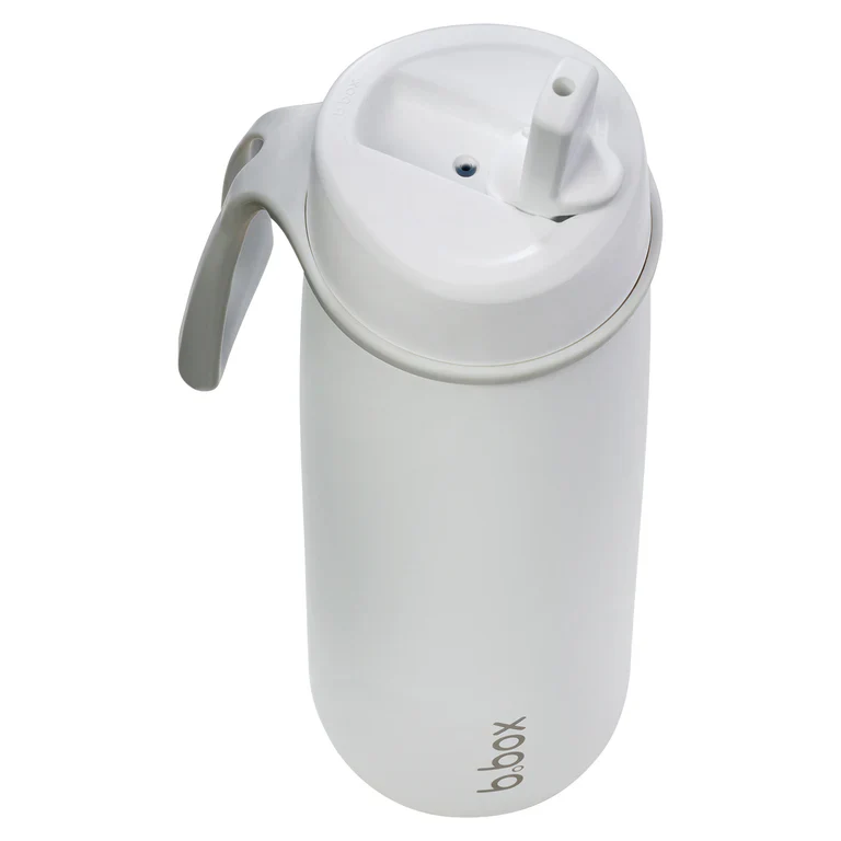 23oz insulated water bottle with flip top - white out - Image 6