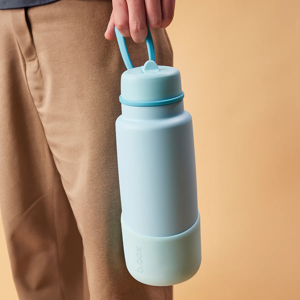 34oz insulated flip top bottle bumper - lagoon - Image 3