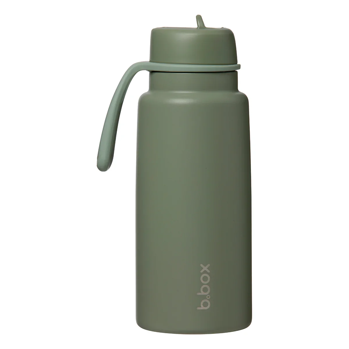 34oz insulated water bottle with flip top - olive