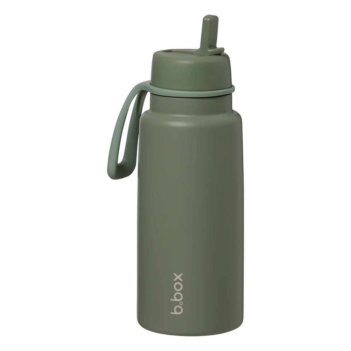 34oz insulated water bottle with flip top - olive - Image 4