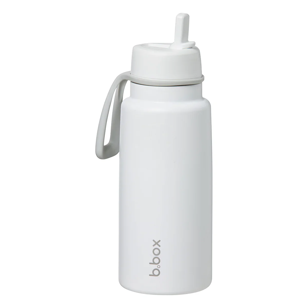 34oz insulated water bottle with flip top - white out - Image 3
