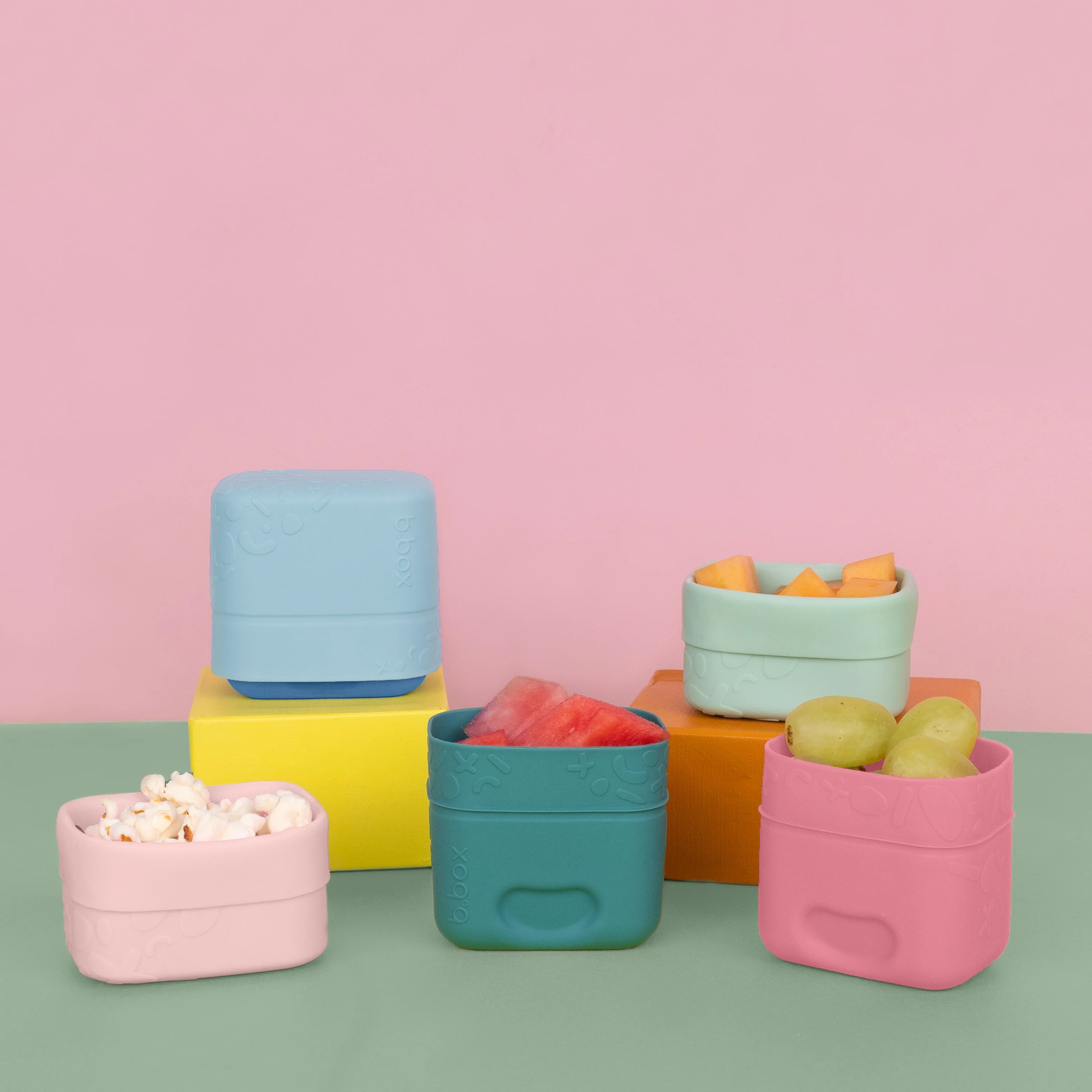 Silicone snack cups - berry - Image 3