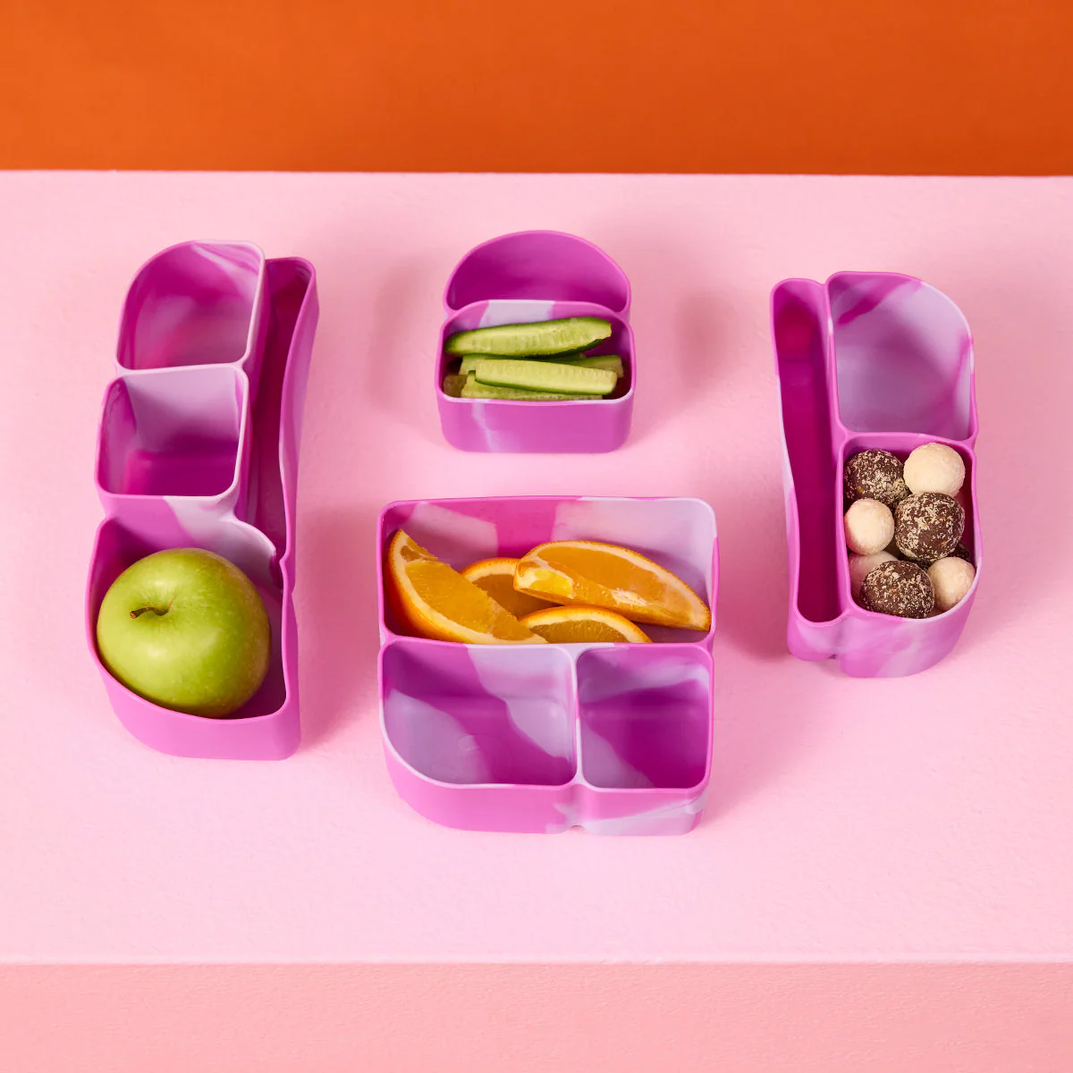 silicone bento buddy - lunchbox - cosmic - Image 4