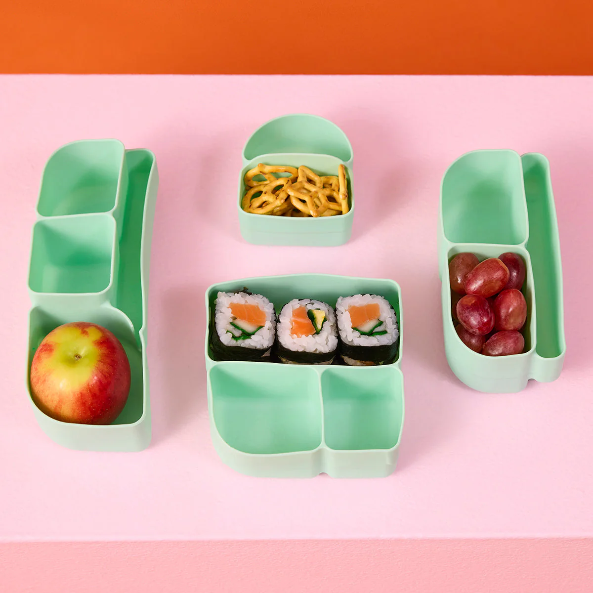 silicone bento buddy - lunchbox - forest - Image 3