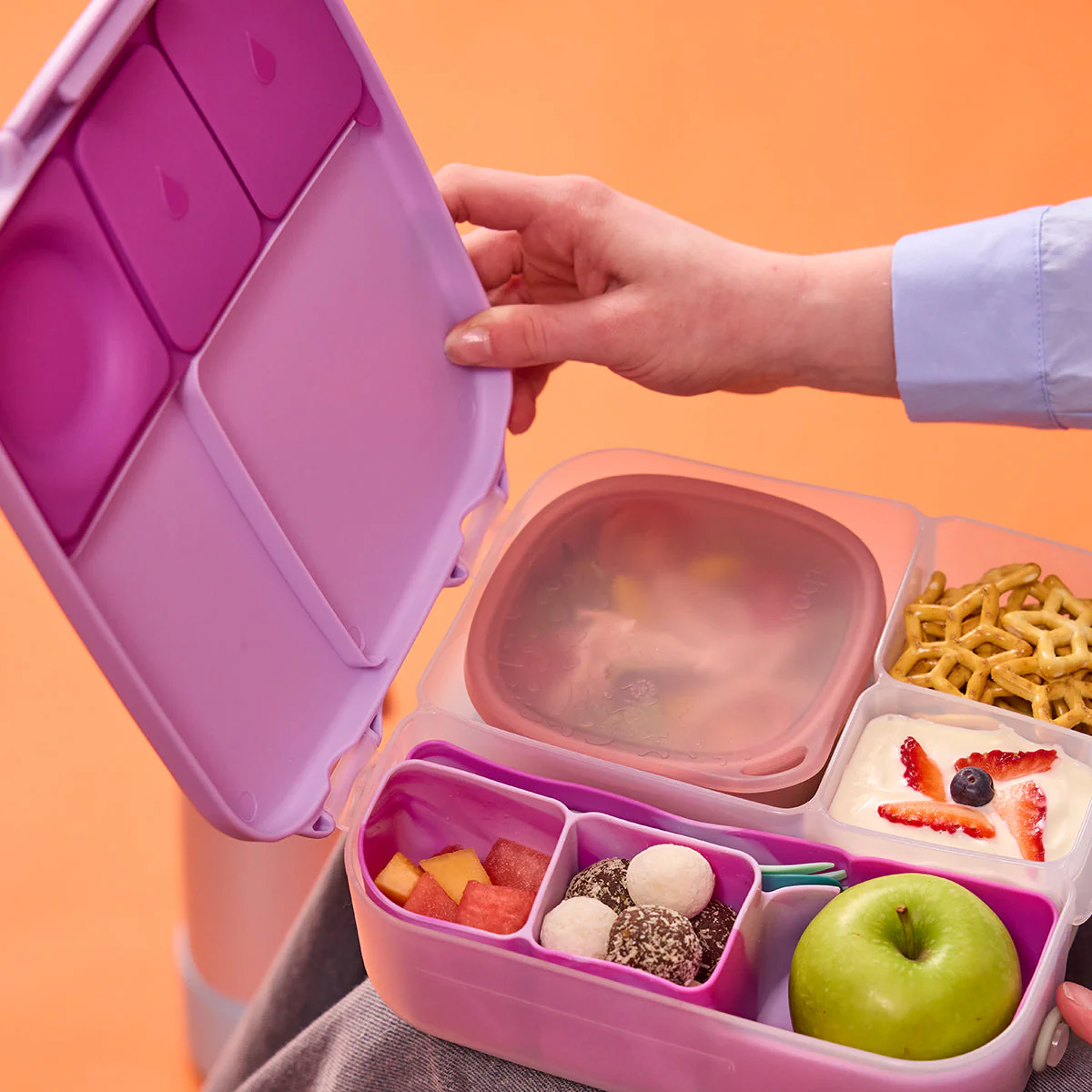 silicone bento tray - lunchbox - cosmic - Image 2
