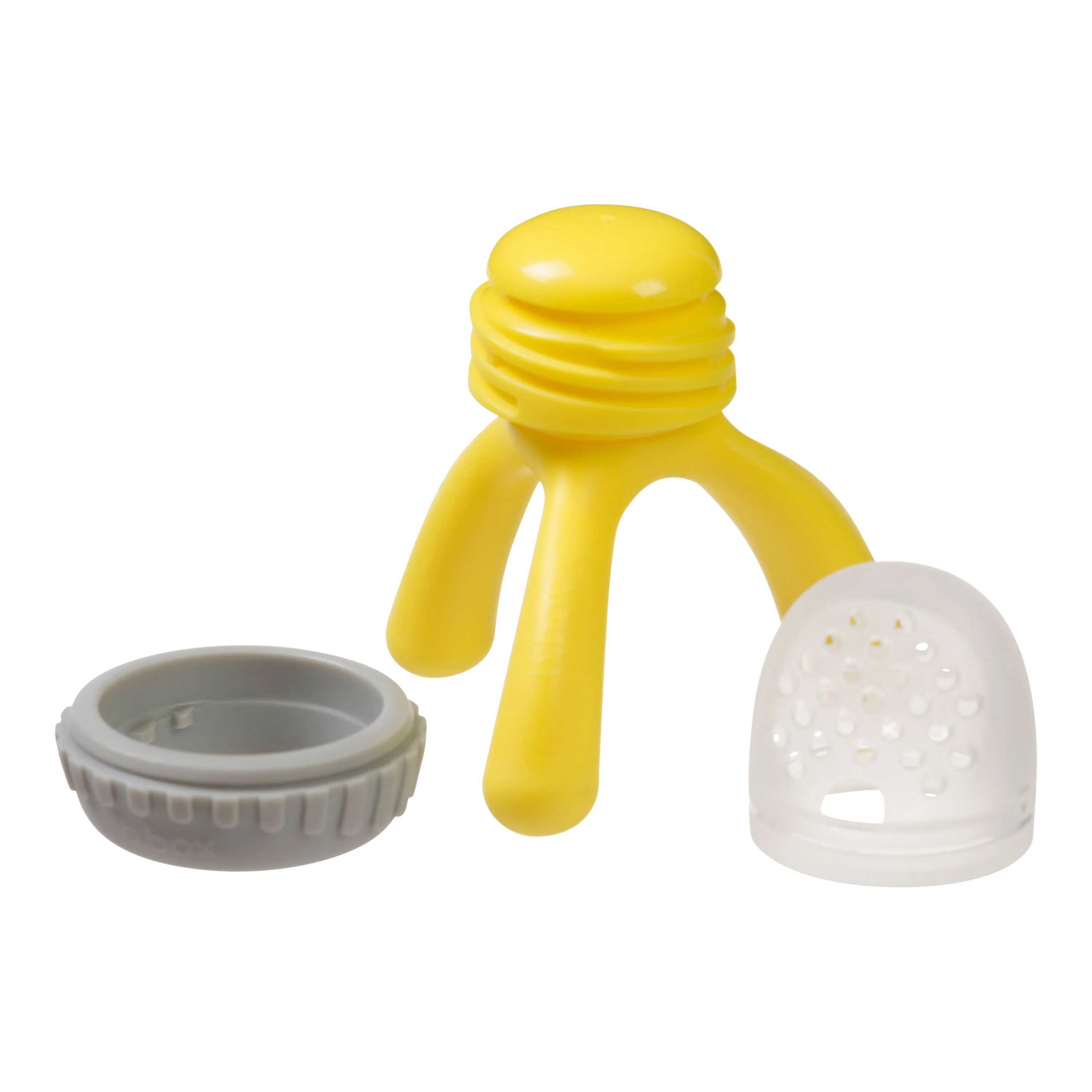 silicone fresh food feeder - lemon sherbet - Image 4