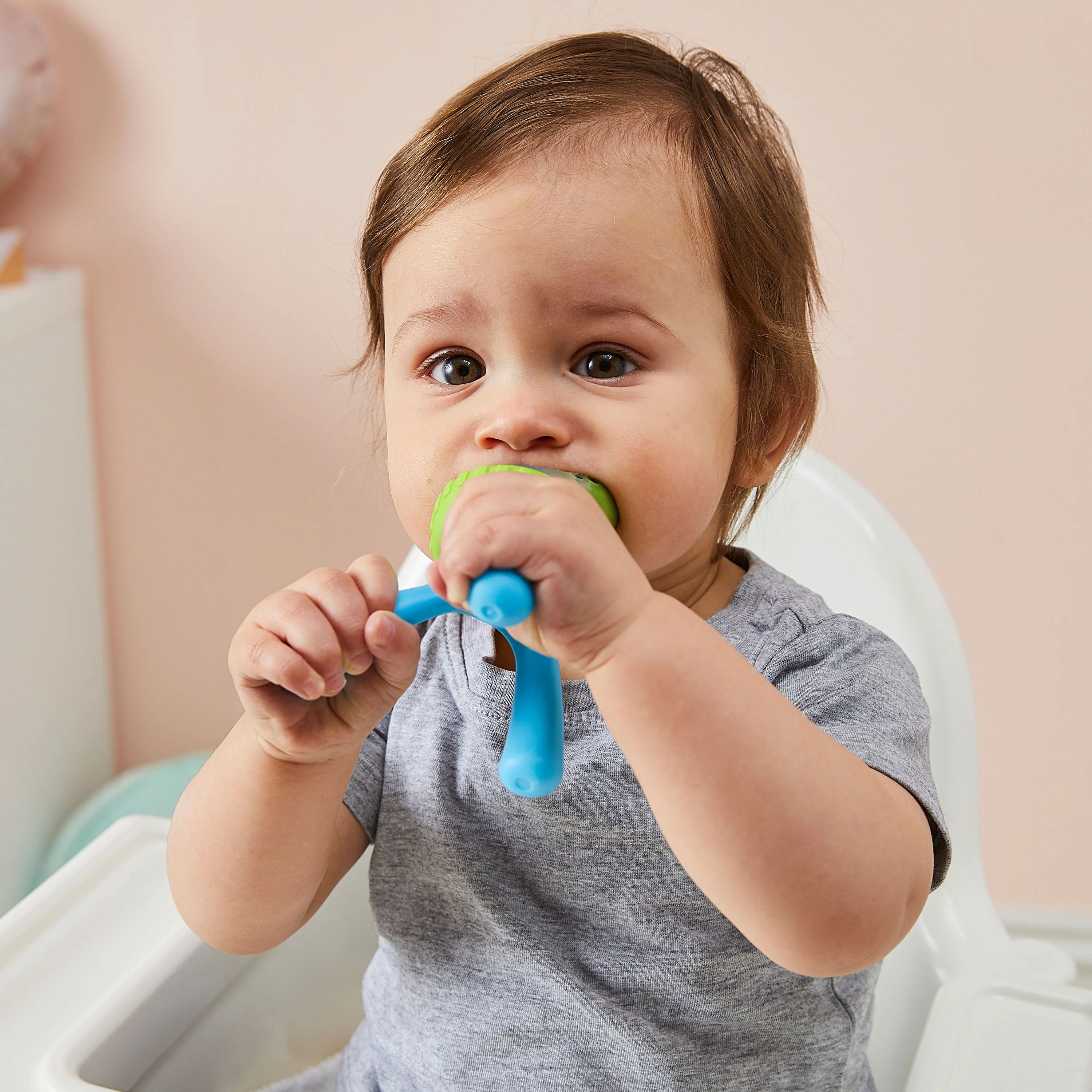 silicone fresh food feeder - ocean breeze - Image 5