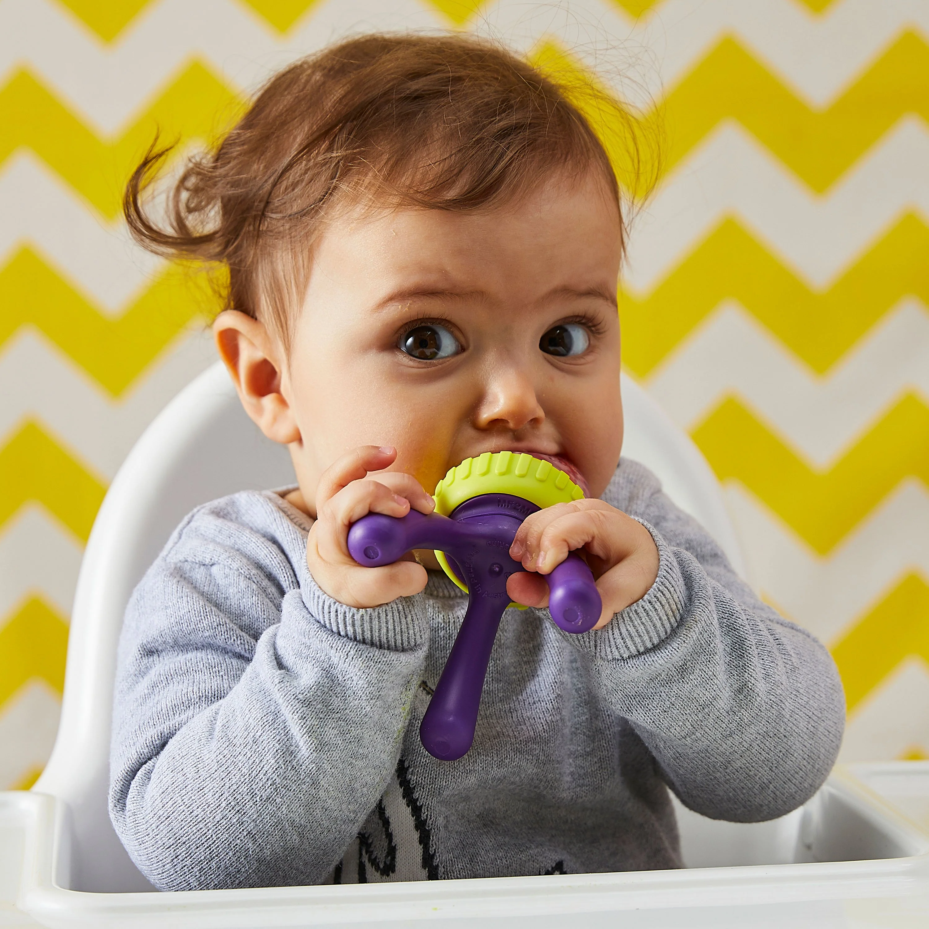 silicone fresh food feeder - passion splash - Image 5