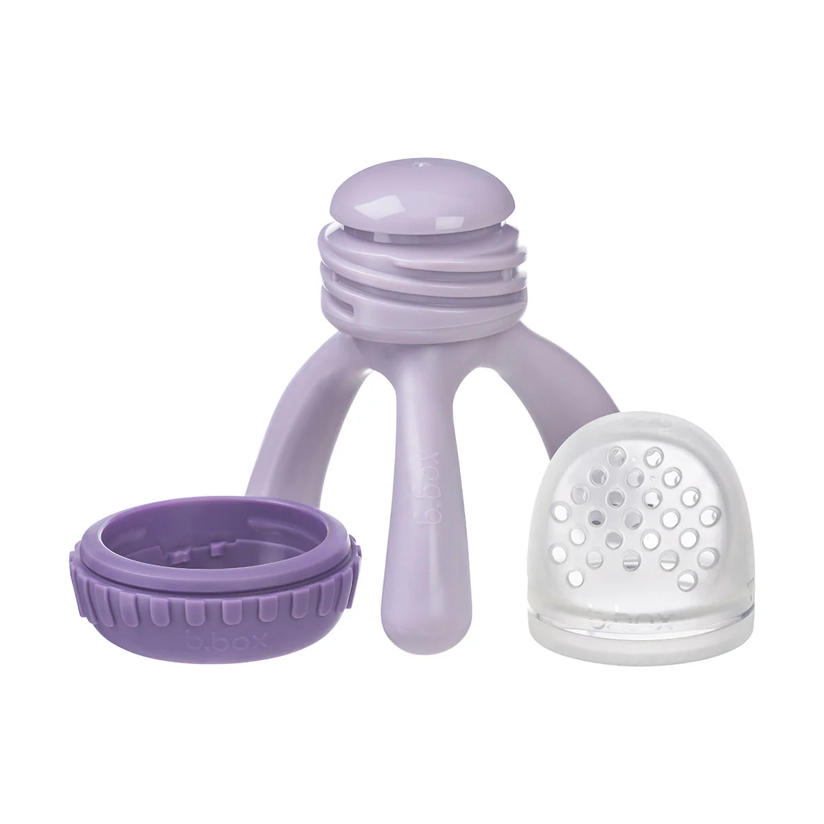 silicone fresh food feeder - peony - Image 4
