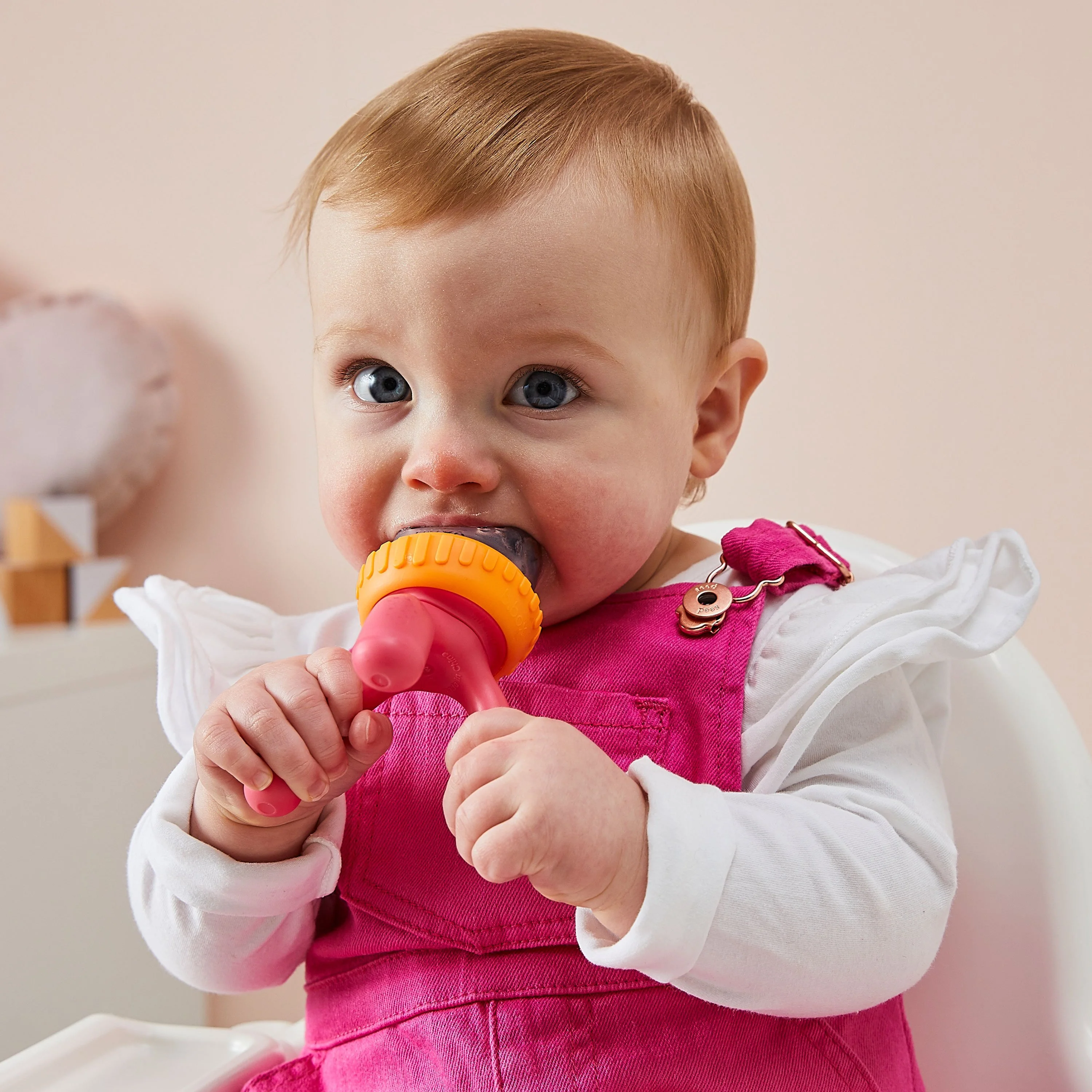 silicone fresh food feeder - strawberry shake - Image 5