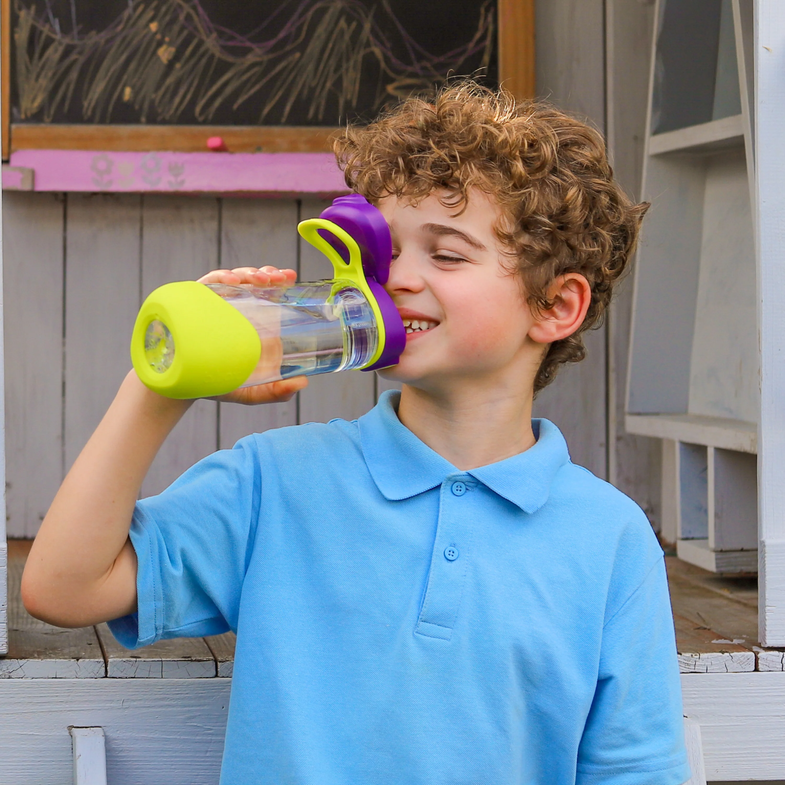 15oz sport spout bottle - lilac pop - Image 2