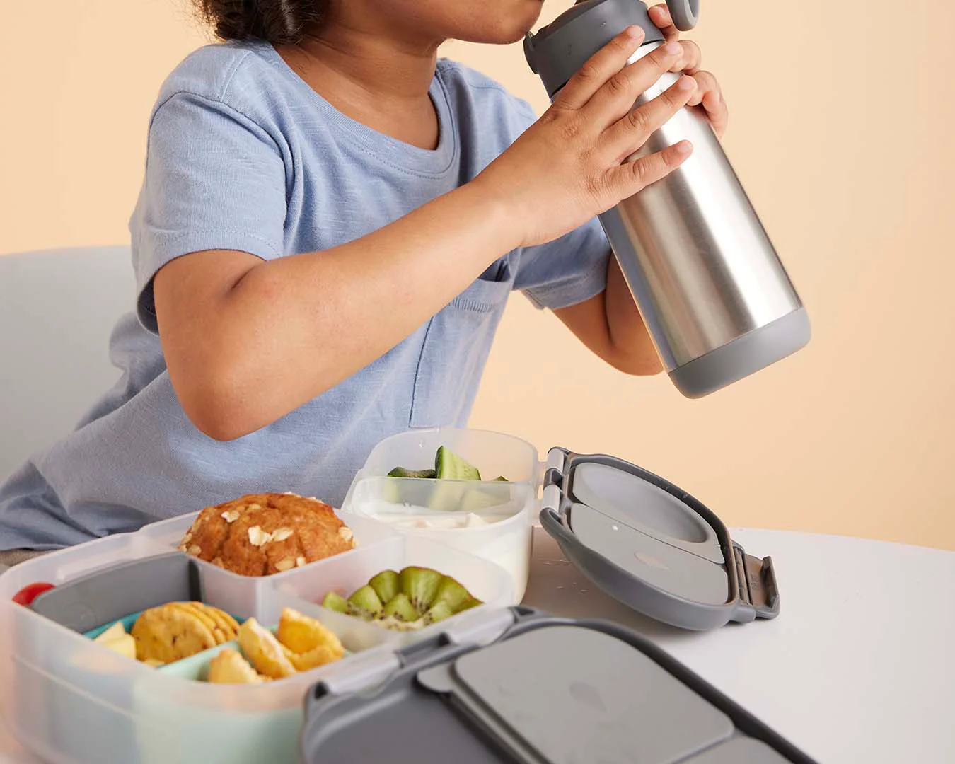 15oz sport spout lemon sherbet + mini lunchbox graphite - Image 4