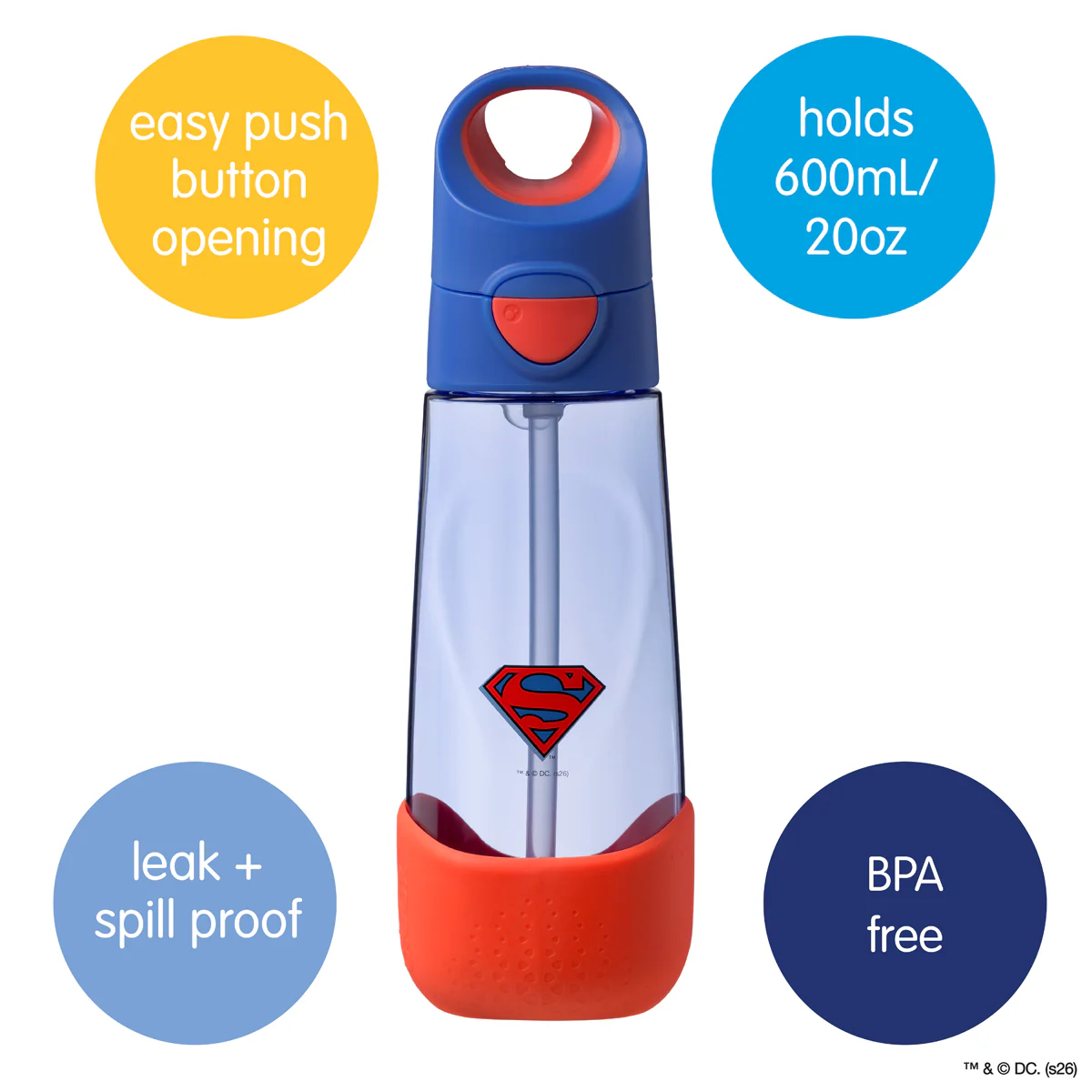 Superman by b.box - 20oz Tritan™ drink bottle - Image 3